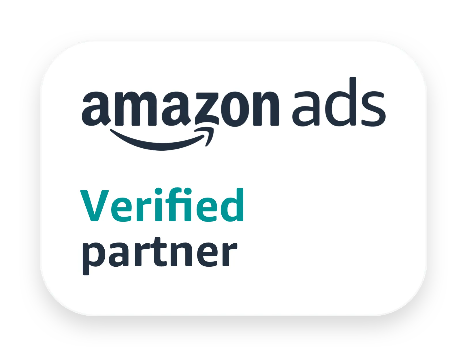 Amazon Ads Verified Partner badge